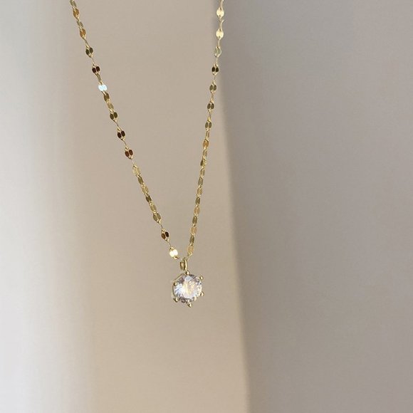 #NEW 925 Sterling Silver 2CT Solitaire Diamond Necklace - Picture 5 of 15